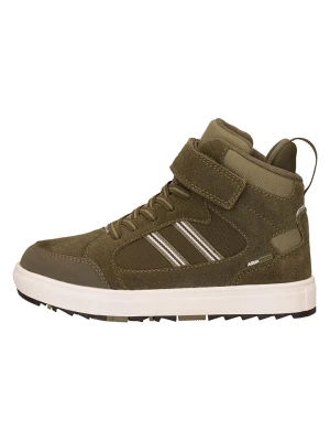 Trollkids Skórzane sneakersy "Grimstad" w kolorze khaki rozmiar: 40