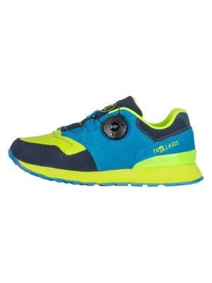 Trollkids Skórzane sneakersy "Kristiansand" w kolorze niebieskim rozmiar: 29