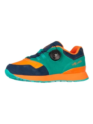 Trollkids Sneakersy "Kristiansand" w kolorze zielono-pomarańczowo-granatowym rozmiar: 40