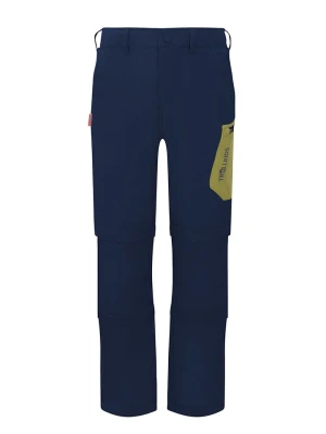 Trollkids Spodnie funkcyjne Zip-Off "Preikestolen Double Zip-Off" w kolorze granatowym rozmiar: 134