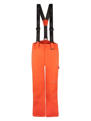 Trollkids Spodnie narciarskie "Holmenkollen" - Slim fit - w kolorze pomarańczowym rozmiar: 152