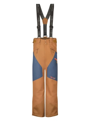 Trollkids Spodnie narciarskie "Kongsberg" w kolorze jasnobrązowym rozmiar: 164
