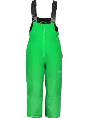 Trollkids Spodnie narciarskie "Telemark" w kolorze zielonym rozmiar: 128