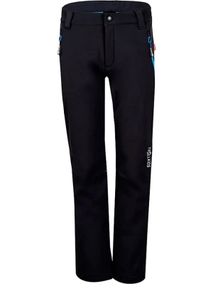 Trollkids Spodnie softshellowe "Fjell" w kolorze czarnym rozmiar: 104