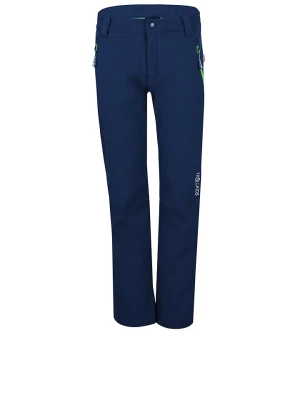 Trollkids Spodnie softshellowe "Fjell" w kolorze granatowym rozmiar: 92