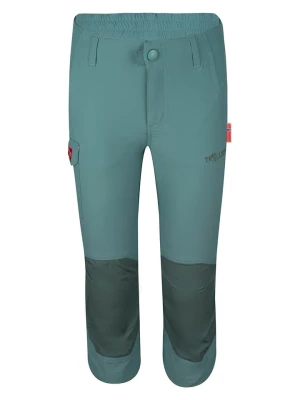 Trollkids Spodnie trekkingowe "Hammerfest" w kolorze zielonym rozmiar: 128
