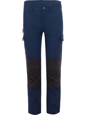 Trollkids Spodnie trekkingowe "Trollheimen" w kolorze granatowym rozmiar: 164