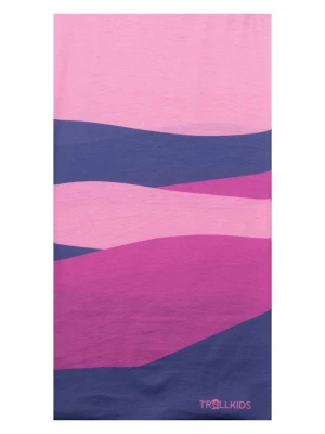 Trollkids Szal-koło "Coastal Sunset" w kolorze jasnoróżowo-fioletowym rozmiar: onesize