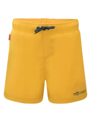 Trollkids Szorty kąpielowe "Balestrand" w kolorze żółtym rozmiar: 152