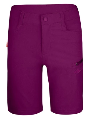 Trollkids Szorty softshellowe "Haugesund" w kolorze fioletowym rozmiar: 140