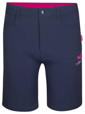 Trollkids Szorty softshellowe "Haugesund" w kolorze granatowym rozmiar: 158