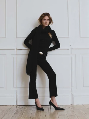 TROUSERS ROMI czarny - Kobieta - MANGO