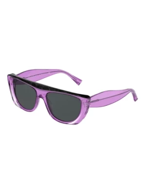 Trouville Sunglasses - Translucent Purple Noir Mikli/Grey Alain Mikli