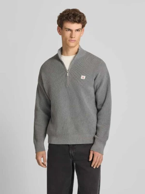 Troyer o kroju loose fit z prążkowanymi wykończeniami Calvin Klein Jeans