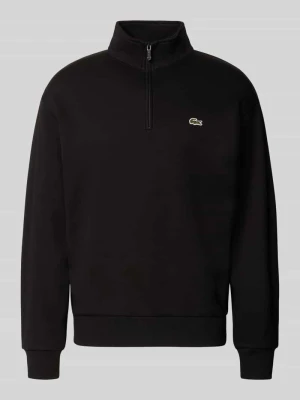 troyer o kroju regular fit z mieszanki bawełny Lacoste Czarny
