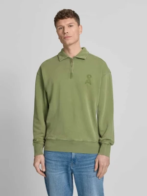 Troyer o kroju relaxed fit z czystej bawełny ekologicznej model 'ICONIC Å GMT' ARMEDANGELS