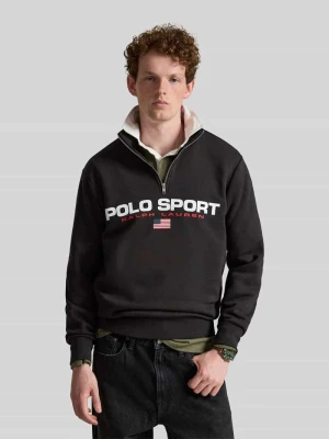 Troyer o kroju relaxed fit z mieszanki bawełny Polo Ralph Lauren Czarny