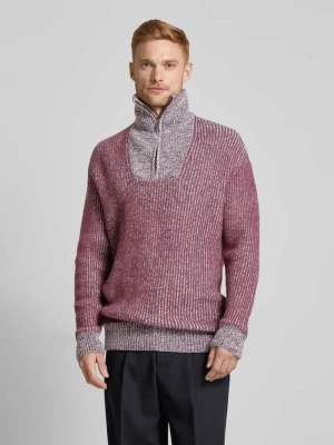 Troyer z dodatkiem wełny Scotch & Soda Jasnośliwkowy