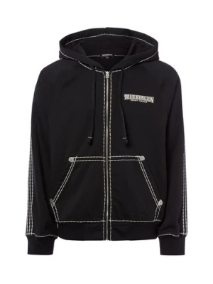 True Religion Bluza męska Mężczyźni Bawełna czarny nadruk,