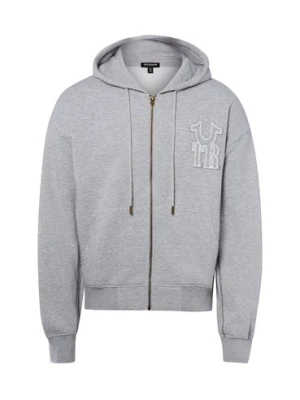 True Religion Bluza męska Mężczyźni Bawełna szary|biały marmurkowy,