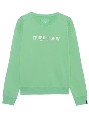 True Religion Bluza w kolorze zielonym rozmiar: L