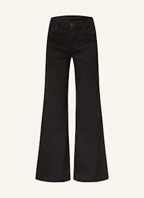 True Religion Jeansy Flare Mija schwarz