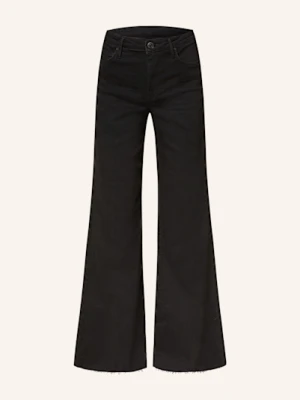 True Religion Jeansy Flare Mija schwarz