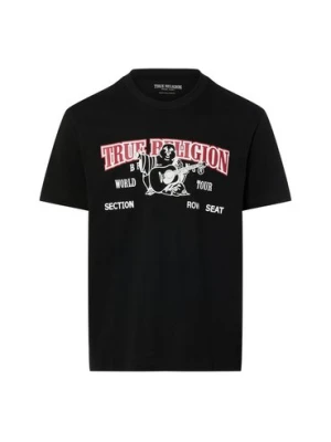True Religion Koszulka męska Mężczyźni Bawełna czarny,