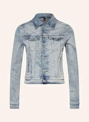 True Religion Krótka Kurtka Jeansowa blau