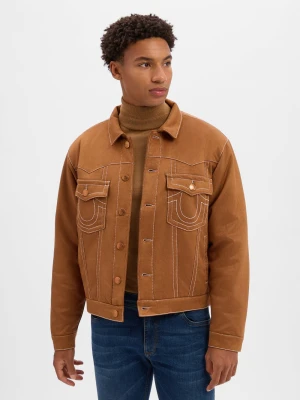 True Religion Kurtka Mężczyźni brązowy