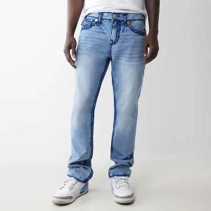 True Religion Ricky Rope Stitch Flap mężczyźni Spodnie dżinsowe niebieski rozmiar Odzież