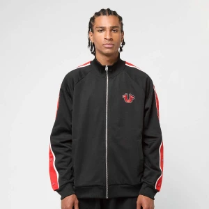 True Religion Snap Off Track Jacket mężczyźni Komplety dresowe czarny rozmiar Odzież