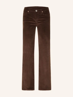 True Religion Spodnie Bootcut Sophie Bootcut Z Sztruksu braun brązowy