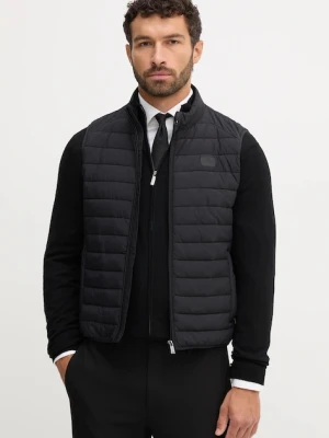 Trussardi bezrękawnik kolor czarny przejściowy F006M000011N