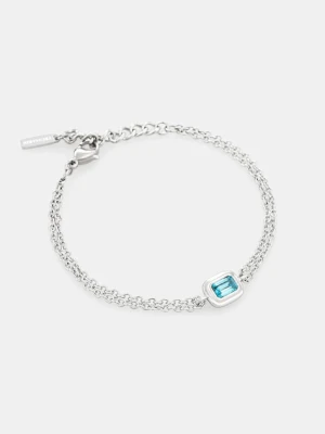 Trussardi bransoletka T-DESIGN srebrny