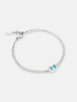 Trussardi bransoletka T-DESIGN srebrny