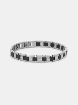 Trussardi bransoletka T-STEEL srebrny