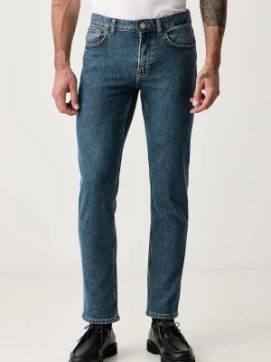 Trussardi jeansy slim fit męskie niebieski