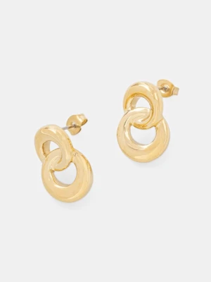 Trussardi kolczyki damskie ze stali nierdzewnej T-BOLD