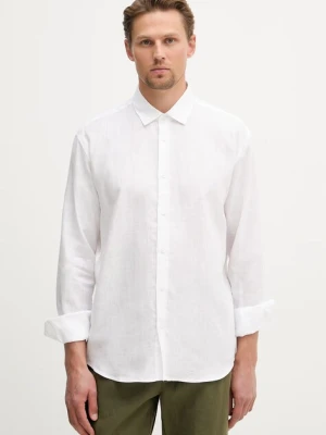 Trussardi koszula męska lniana