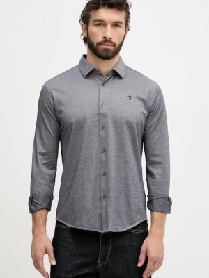 Trussardi koszula męska z bawełną