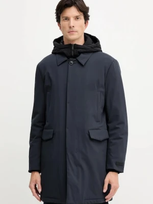Trussardi kurtka kolor granatowy przejściowa F013M000018N