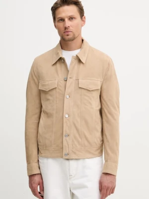 Trussardi kurtka męska zamszowa