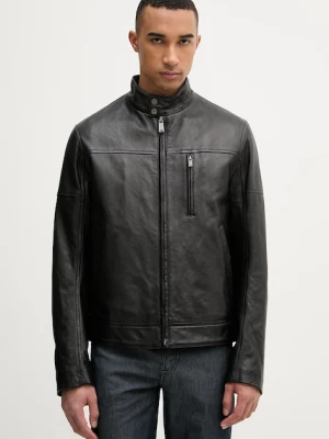 Trussardi kurtka przejściowa męska skórzana