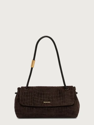 Trussardi listonoszka damska brązowy