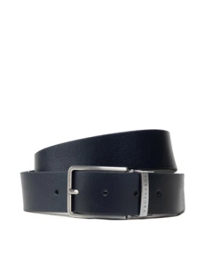 Trussardi Pasek Męski Belt H 3,5 Cm 71L00169 Granatowy