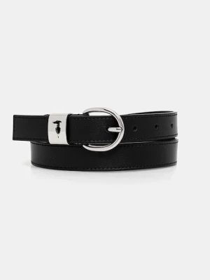Trussardi pasek skórzany damski kolor czarny B344B000005N