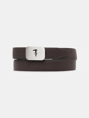 Trussardi pasek skórzany męski kolor brązowy B346B000010N