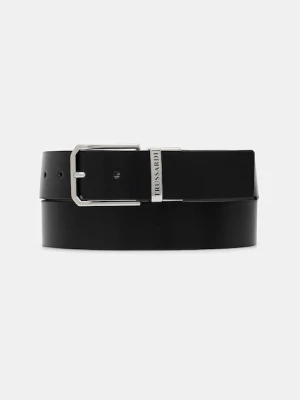 Trussardi pasek skórzany męski kolor czarny B353B000009N