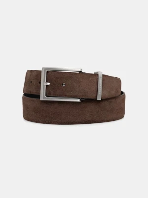 Trussardi pasek zamszowy